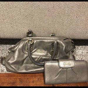 Coach matching purse and wallet